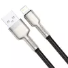 BASEUS Fast Charge Cafule Data Transfer Cable - USB Type-A to Lightning - 480Mbps (2.4A PD) - 1m - Black