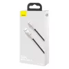 BASEUS Fast Charge Cafule Data Transfer Cable - USB Type-A to Lightning - 480Mbps (2.4A PD) - 1m - Black