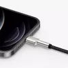 BASEUS Fast Charge Cafule Data Transfer Cable - USB Type-A to Lightning - 480Mbps (2.4A PD) - 1m - Black