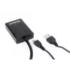 GEMBIRD VGA to HDMI Adapter Cable, USB Powered 15cm - Black
