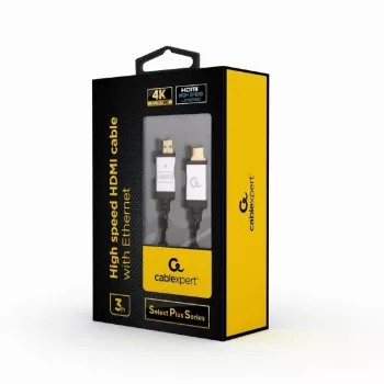 GEMBIRD High speed HDMI cable with Ethernet - Select Plus Series, 3m