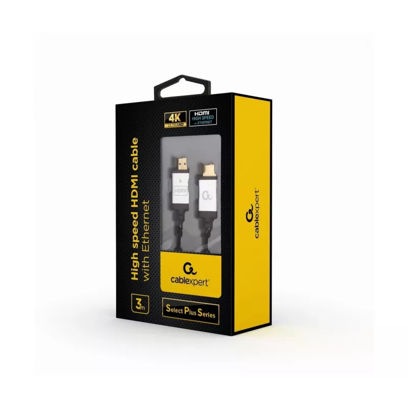 GEMBIRD High speed HDMI cable with Ethernet - Select Plus Series, 3m