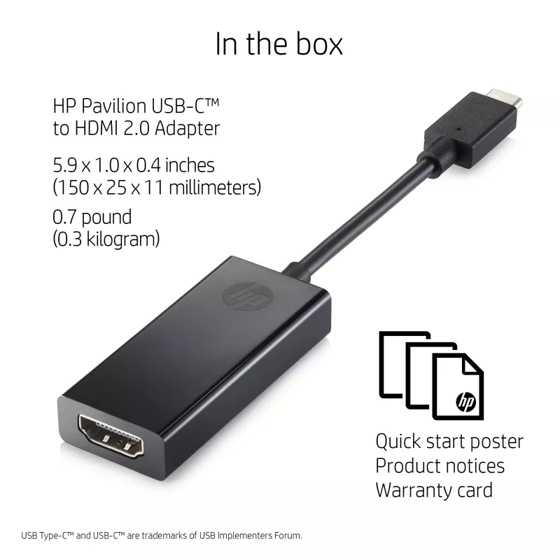 HP 2PC54AA interface cards/adapter HDMI