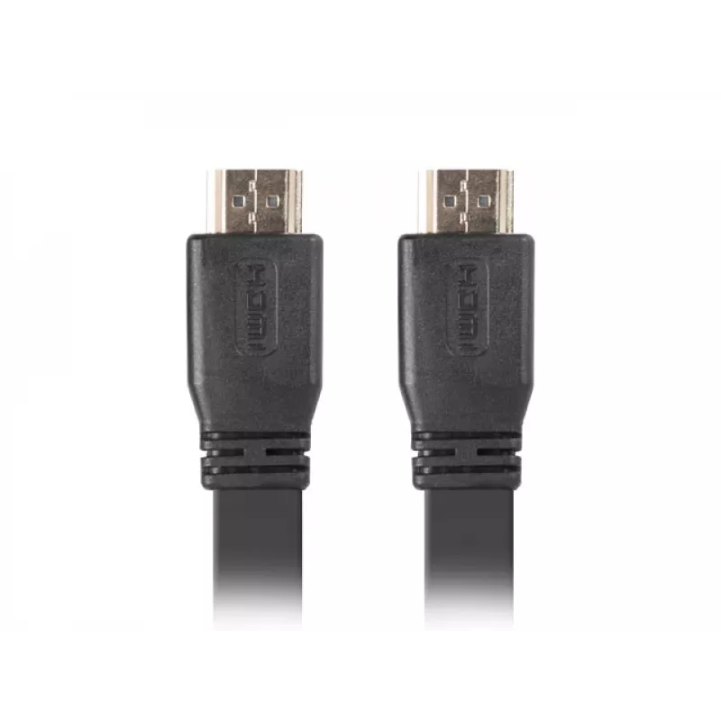 LANBERG HDMI Cable - M/m V2.0 4k Flat - 1m Black