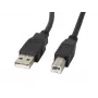 LANBERG USB-a(m)->USB-b(m) 2.0 Cable 5m Black