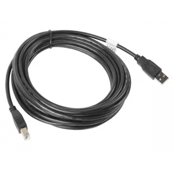LANBERG USB-a(m)->USB-b(m) 2.0 Cable 5m Black