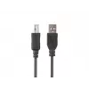 LANBERG USB-a(m)->USB-b(m) 2.0 Cable 1m Black Ferrite Box