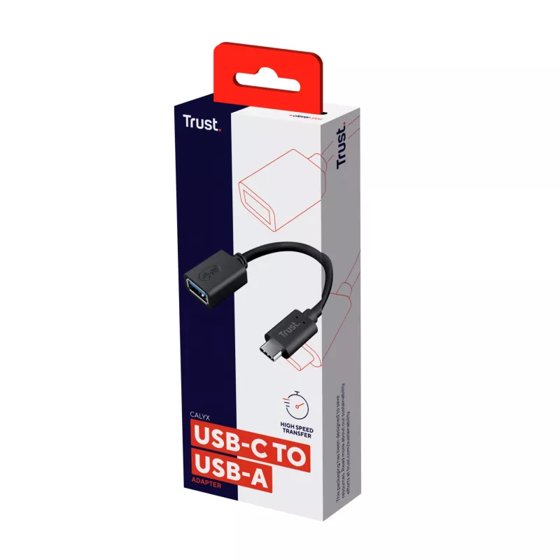 Trust 20967 USB cable 0.09 m USB C USB A Black