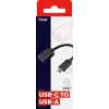 Trust 20967 USB cable 0.09 m USB C USB A Black
