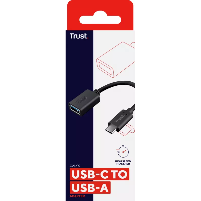 Trust 20967 USB cable 0.09 m USB C USB A Black