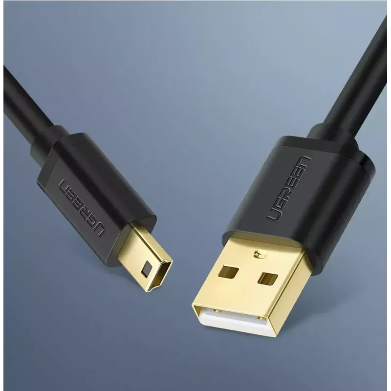 USB cable UGREEN 10385 Mini-USB 480 Mbps 1.5 m Black, fast charging