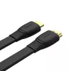 HDMI cable Unitek C11063BK-2M 2 m, HDMI 2.0, 18 Gbit/s, 4K@60Hz, ARC, flat black