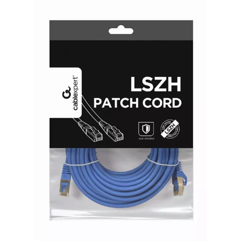 Networking cable Gembird PP6A-LSZHCU-20M RJ-45 Cat6a 20m Grey