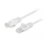 Network patch cable LANBERG Cat6 U/UTP 1 m, RJ-45 male–male, stranded conductor, white