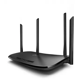 TP-Link AC1200 Wireless VDSL/ADSL Modem Router, Wi-Fi 5 (802.11ac), Dual-band (2.4 GHz / 5 GHz), Ethernet LAN, VDSL2, Black, Tabletop router