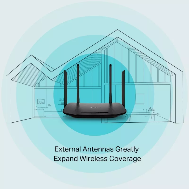 TP-Link AC1200 Wireless VDSL/ADSL Modem Router, Wi-Fi 5 (802.11ac), Dual-band (2.4 GHz / 5 GHz), Ethernet LAN, VDSL2, Black, Tabletop router