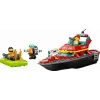 LEGO playset Fire Rescue Boat 60373 — City series, 144 pieces, 3 minifigures, age 5+, dimensions 80×230×70 mm