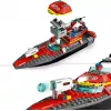 LEGO playset Fire Rescue Boat 60373 — City series, 144 pieces, 3 minifigures, age 5+, dimensions 80×230×70 mm