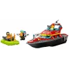 LEGO playset Fire Rescue Boat 60373 — City series, 144 pieces, 3 minifigures, age 5+, dimensions 80×230×70 mm