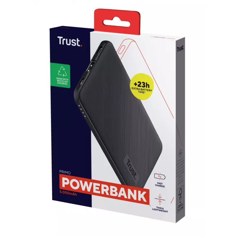 Trust Primo Lithium-Ion (Li-Ion) 5000 mAh Black
