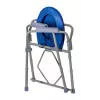 Folding toilet chair ActionMed KT100AM — polyethylene frame, adjustable height, 5 l pot, max user weight 120 kg