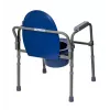 Folding toilet chair ActionMed KT100AM — polyethylene frame, adjustable height, 5 l pot, max user weight 120 kg