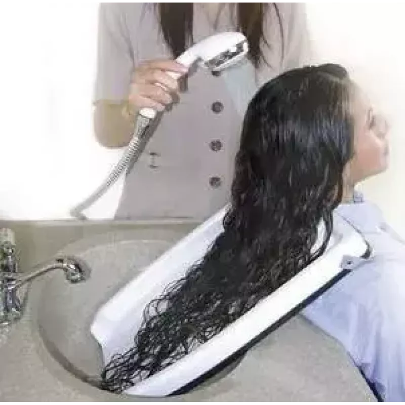 Gutter tray for hair washing SUNDO 47090, white tray 450 mm depth x 330 mm width