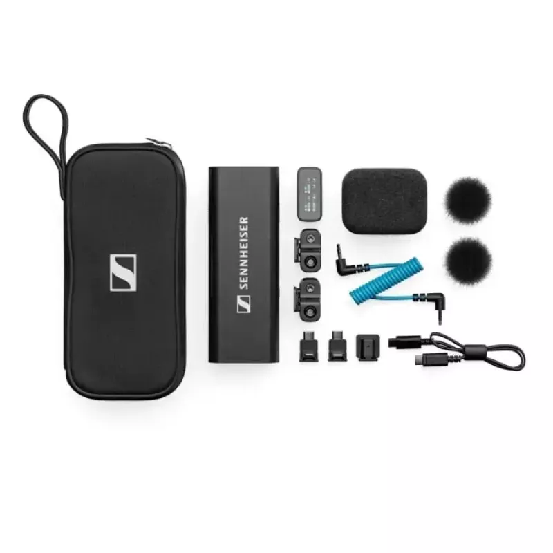 Condenser wireless microphone set Sennheiser PROFILE Wireless 2‑channel — omnidirectional, 48 kHz, 245 m range, 7 h battery