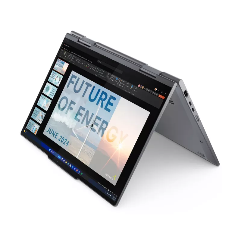 Lenovo ThinkPad X1 2-in-1 Gen 9 Intel Core Ultra 7 155U Hybrid (2-in-1) 35.6 cm (14 inch) Touchscreen WUXGA 16 GB LPDDR5x-SDRAM 1 TB SSD Wi-Fi 6E (802.11ax) Windows 11 Pro English Grey
