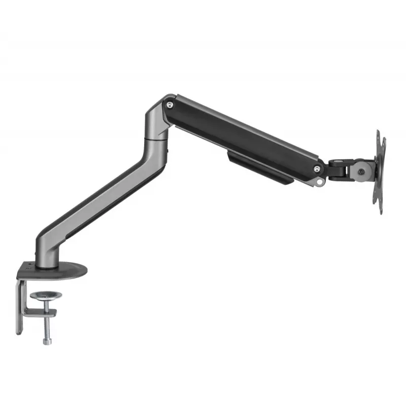 Monitor mount Gembird MA-DA1-05 clamp/grommet for 17–32 inch screens, VESA 75x75–100x100, max load 9 kg, grey