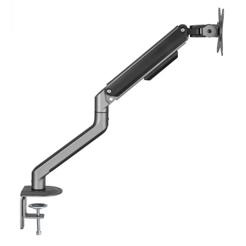 Monitor mount Gembird MA-DA1-05 clamp/grommet for 17–32 inch screens, VESA 75x75–100x100, max load 9 kg, grey