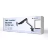 Monitor mount Gembird MA-DA1-05 clamp/grommet for 17–32 inch screens, VESA 75x75–100x100, max load 9 kg, grey