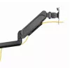Monitor mount GEMBIRD MA-DA3-01 3-arm desk clamp/grommet for up to 3×27 inch, VESA 75/100, gas spring, black