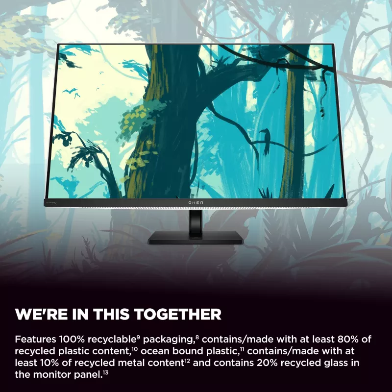 HP OMEN Transcend 31.5 inch UHD 240Hz OLED Gaming Monitor - Transcend 32