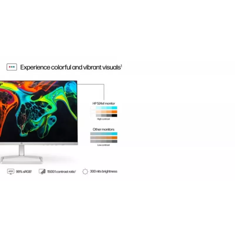 HP Desktop Monitor - Series 5 524sf - 24in - 1920x1080 (FHD) - IPS