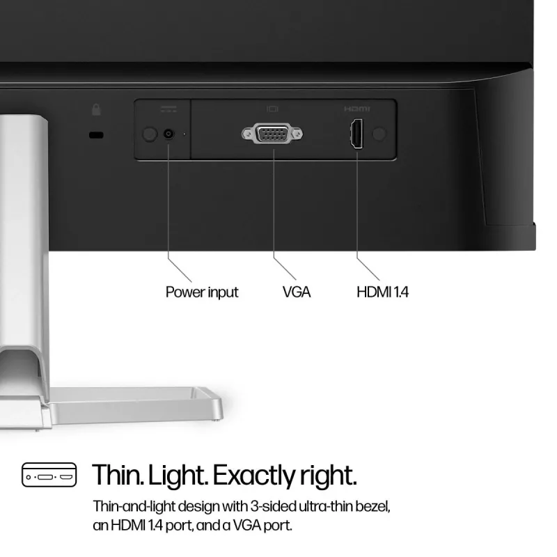 HP Desktop Monitor - Series 5 524sf - 24in - 1920x1080 (FHD) - IPS