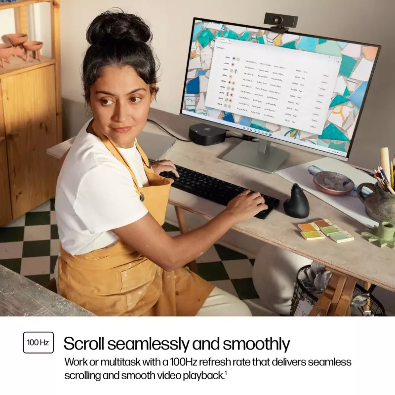 HP Desktop Monitor - Series 5 524sh - 24in - 1920x1080 (FHD) - IPS - Height Adjustable