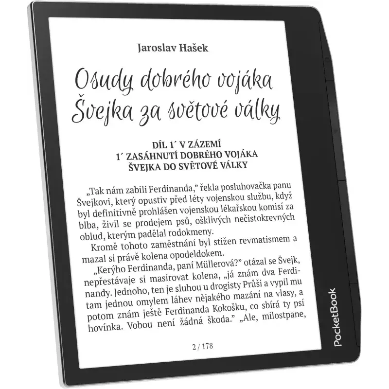 E-book reader PocketBook 700 Era — 7 inch E Ink Carta touchscreen, 16 GB, backlight, Bluetooth, water-resistant