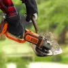 Angle grinder Black & Decker BCG720N — cordless 18V Li-Ion, 12.5 cm disc, up to 8600 RPM, 3 handle positions