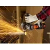 Angle grinder Black & Decker BCG720N — cordless 18V Li-Ion, 12.5 cm disc, up to 8600 RPM, 3 handle positions