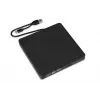 Optical Disc Drive IBOX IED03 DVD±RW USB 3.1 Gen1 (USB-C) Black, tray, 24x CD / 8x DVD