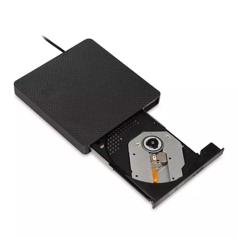 Optical Disc Drive IBOX IED03 DVD±RW USB 3.1 Gen1 (USB-C) Black, tray, 24x CD / 8x DVD
