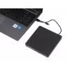 Optical Disc Drive IBOX IED03 DVD±RW USB 3.1 Gen1 (USB-C) Black, tray, 24x CD / 8x DVD