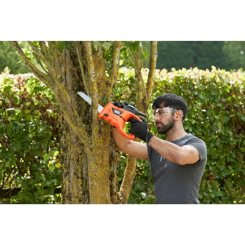 Bucksaw Black & Decker KS880EC-QS – bucksaw, blade length 23.9 cm, ergonomic handle, orange