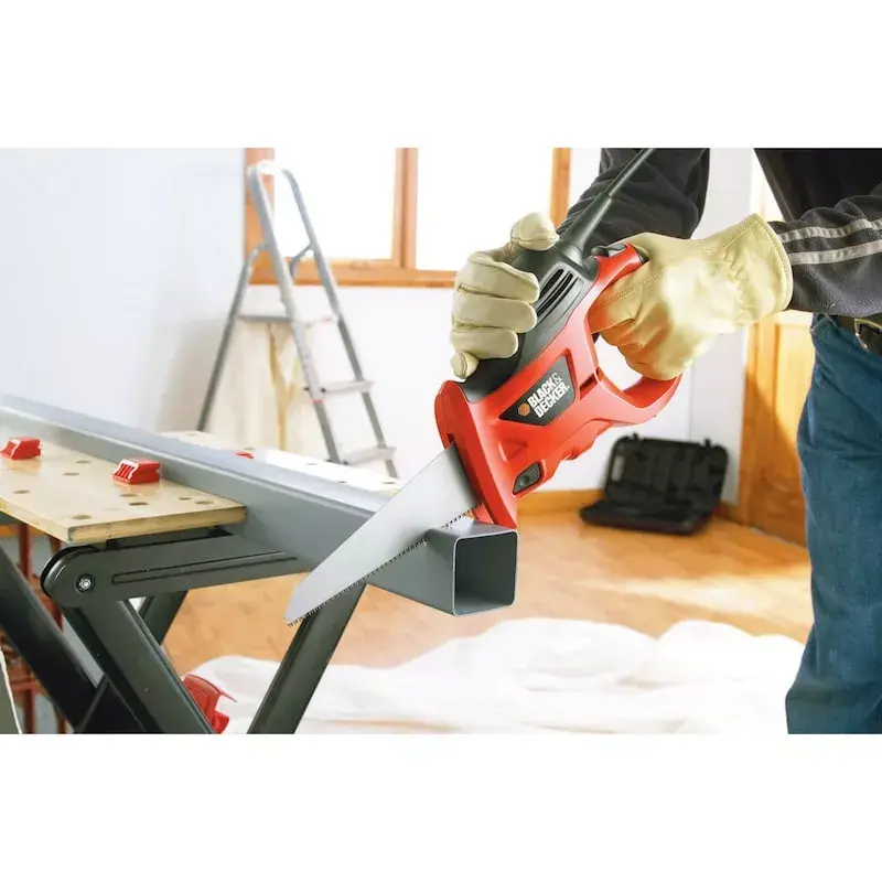 Bucksaw Black & Decker KS880EC-QS – bucksaw, blade length 23.9 cm, ergonomic handle, orange