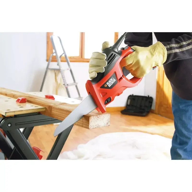 Bucksaw Black & Decker KS880EC-QS – bucksaw, blade length 23.9 cm, ergonomic handle, orange