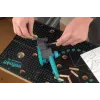 Mounting tool Wolfcraft Dowelmaster for dowel pins 6/8/10 mm, board thickness 1.2–30 mm, plastic/steel, black