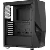 PC case AEROCOOL Zauron Midi Tower Black — Midi-Tower, side window, supports ATX/microATX/Mini-ITX, max GPU 32.5 cm, CPU cooler height 166 mm, 2x 3.5 inch bays, 4x 2.5 inch bays