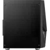 PC case AEROCOOL Zauron Midi Tower Black — Midi-Tower, side window, supports ATX/microATX/Mini-ITX, max GPU 32.5 cm, CPU cooler height 166 mm, 2x 3.5 inch bays, 4x 2.5 inch bays