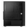 PC Midi Tower case AEROCOOL Graphite‑G‑BK‑v2 — Black, ATX/Micro‑ATX/Mini‑ITX, front 2×140mm+rear 1×140mm